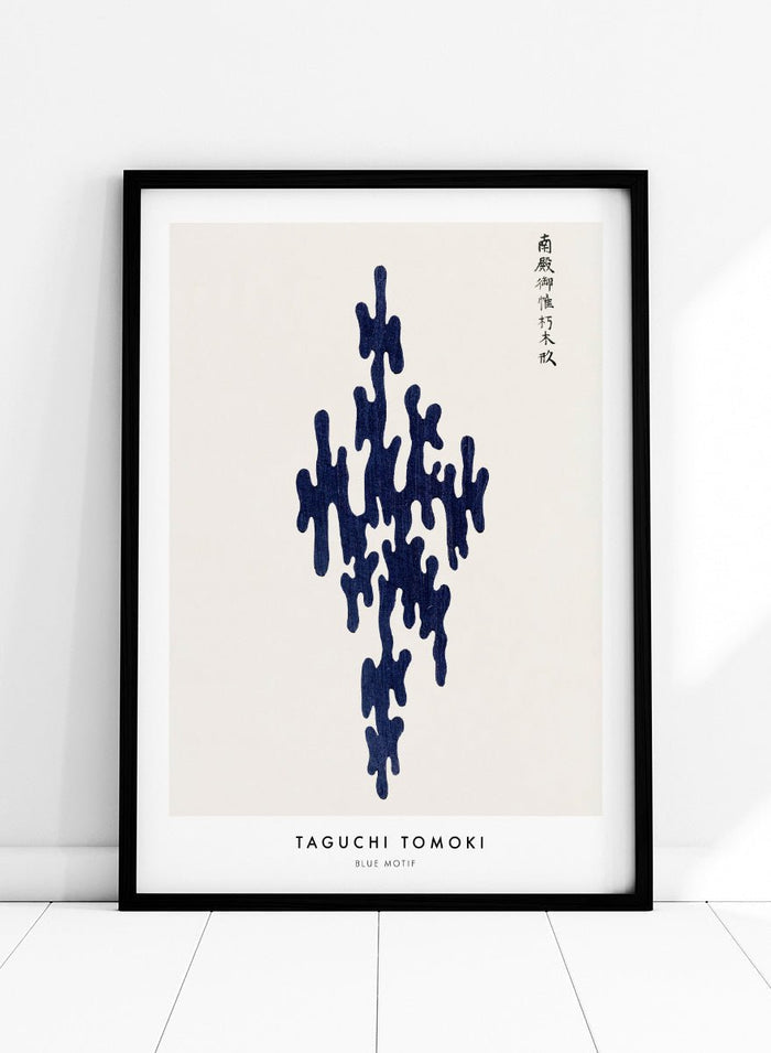 Taguchi Tomoki - Blue Motif Yatsuo no Tsubaki Art Print_Sugar & Canvas_Taguchi Tomoki