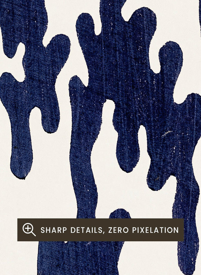 Taguchi Tomoki - Blue Motif Yatsuo no Tsubaki Art Print_Sugar & Canvas_Taguchi Tomoki