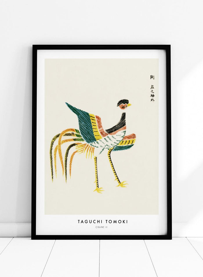 Taguchi Tomoki - Crane II Yatsuo no Tsubaki Art Print_Sugar & Canvas_Taguchi Tomoki