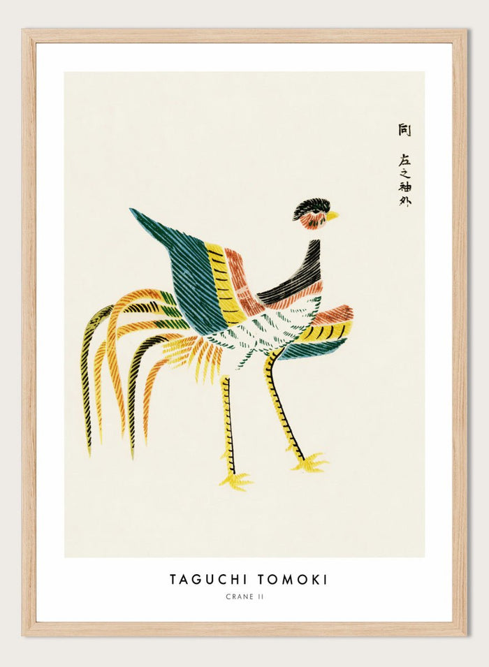 Taguchi Tomoki - Crane II Yatsuo no Tsubaki Art Print_Sugar & Canvas_Taguchi Tomoki