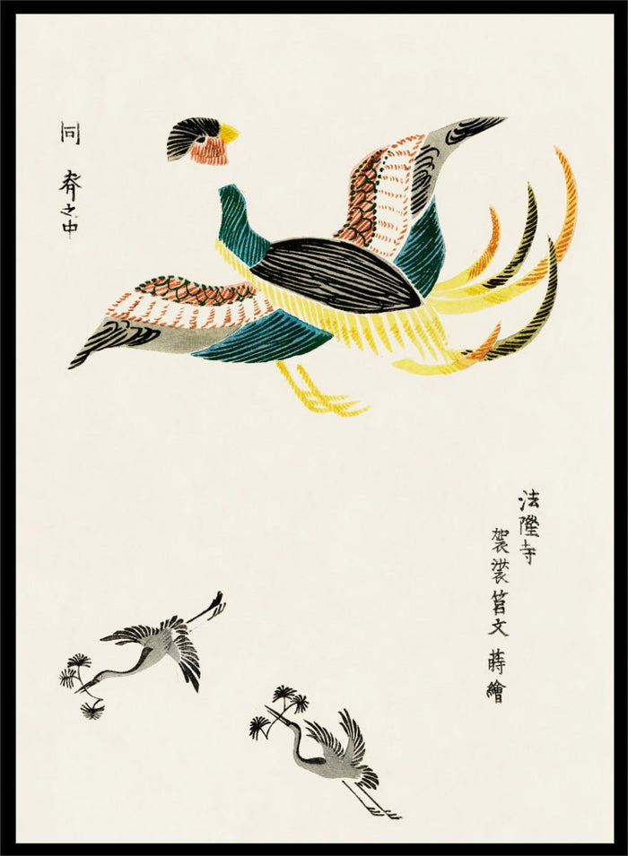 Taguchi Tomoki - Crane III Yatsuo no Tsubaki Art Print_Sugar & Canvas_Taguchi Tomoki