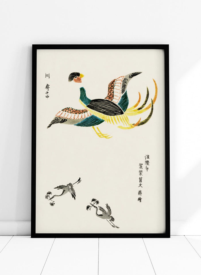Taguchi Tomoki - Crane III Yatsuo no Tsubaki Art Print_Sugar & Canvas_Taguchi Tomoki
