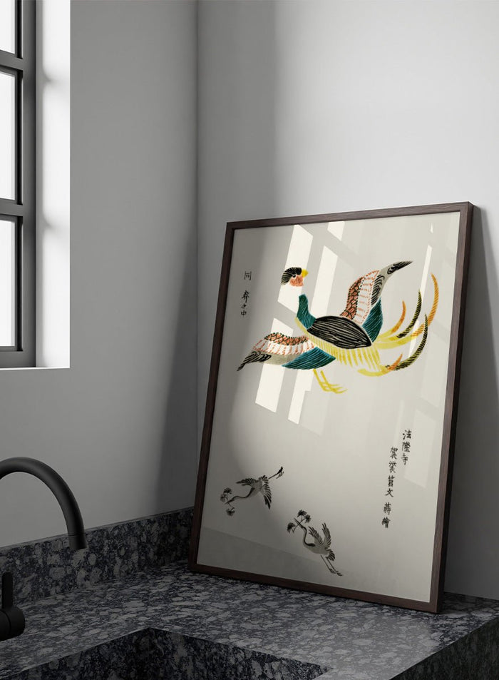 Taguchi Tomoki - Crane III Yatsuo no Tsubaki Art Print_Sugar & Canvas_Taguchi Tomoki