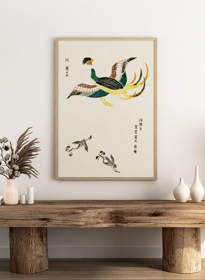 Taguchi Tomoki - Crane III Yatsuo no Tsubaki Art Print_Sugar & Canvas_Taguchi Tomoki