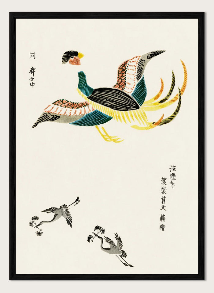 Taguchi Tomoki - Crane III Yatsuo no Tsubaki Art Print_Sugar & Canvas_Taguchi Tomoki
