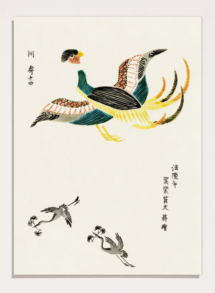 Taguchi Tomoki - Crane III Yatsuo no Tsubaki Art Print_Sugar & Canvas_Taguchi Tomoki