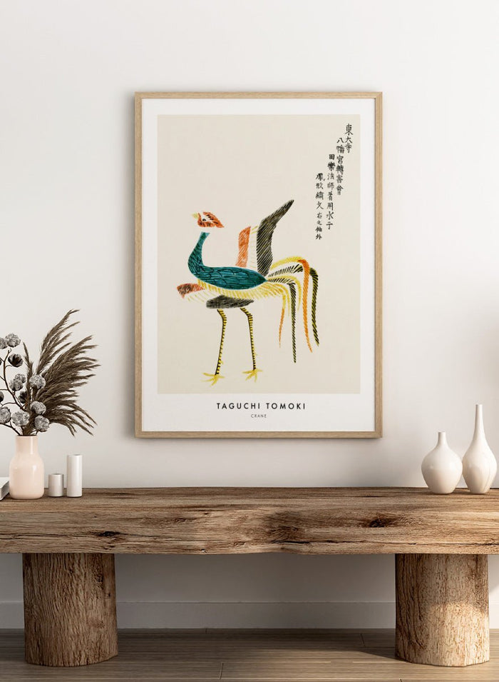 Taguchi Tomoki - Crane Yatsuo no Tsubaki Art Print_Sugar & Canvas_Taguchi Tomoki