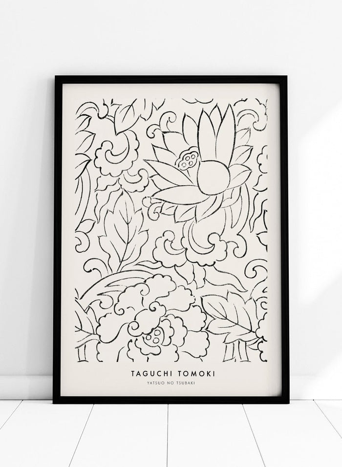 Taguchi Tomoki - Floral Yatsuo no Tsubaki Art Print_Sugar & Canvas_Taguchi Tomoki