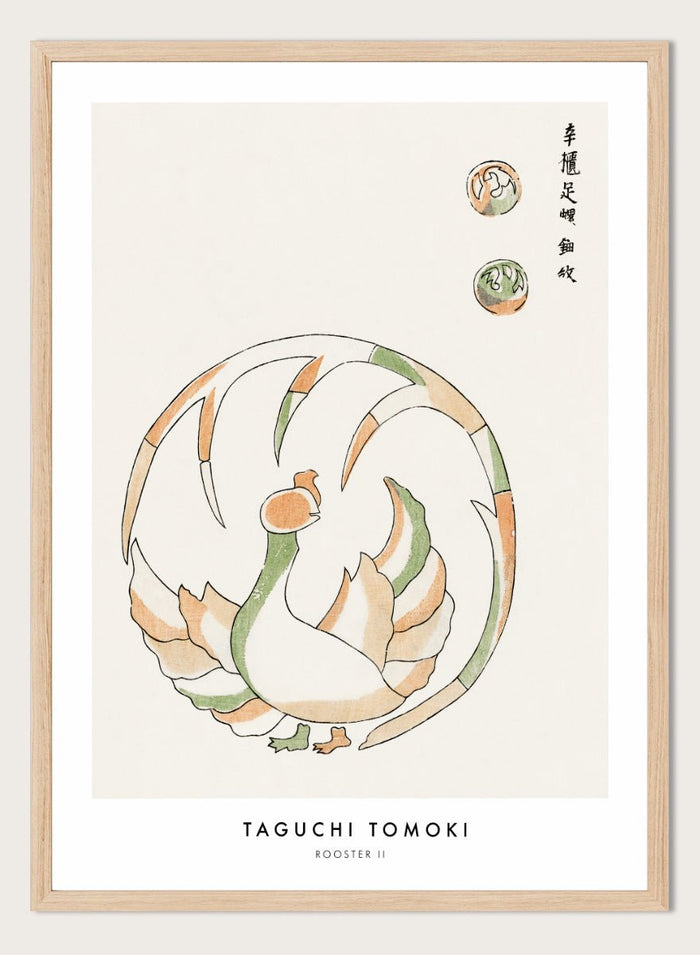 Taguchi Tomoki - Rooster II Yatsuo no Tsubaki Art Print_Sugar & Canvas_Taguchi Tomoki