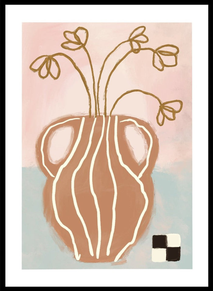 'Terracotta Vase' Aesthetic Art Print_Sugar & Canvas_Sugar & Canvas