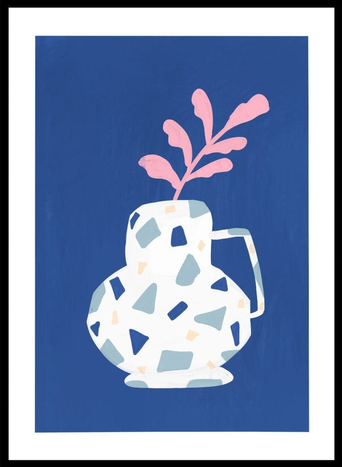 'Terrazzo Vase' Aesthetic Art Print_Sugar & Canvas_Sugar & Canvas