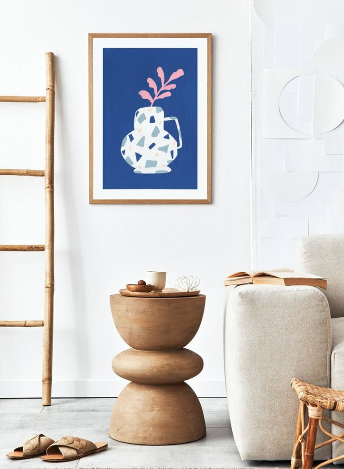 'Terrazzo Vase' Aesthetic Art Print_Sugar & Canvas_Sugar & Canvas