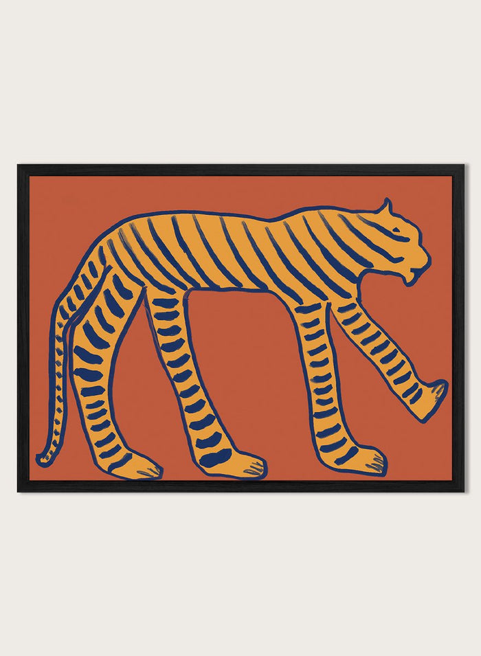 The Art Concept - Bold Tiger Stride Art Print_Sugar & Canvas_The Art Concept