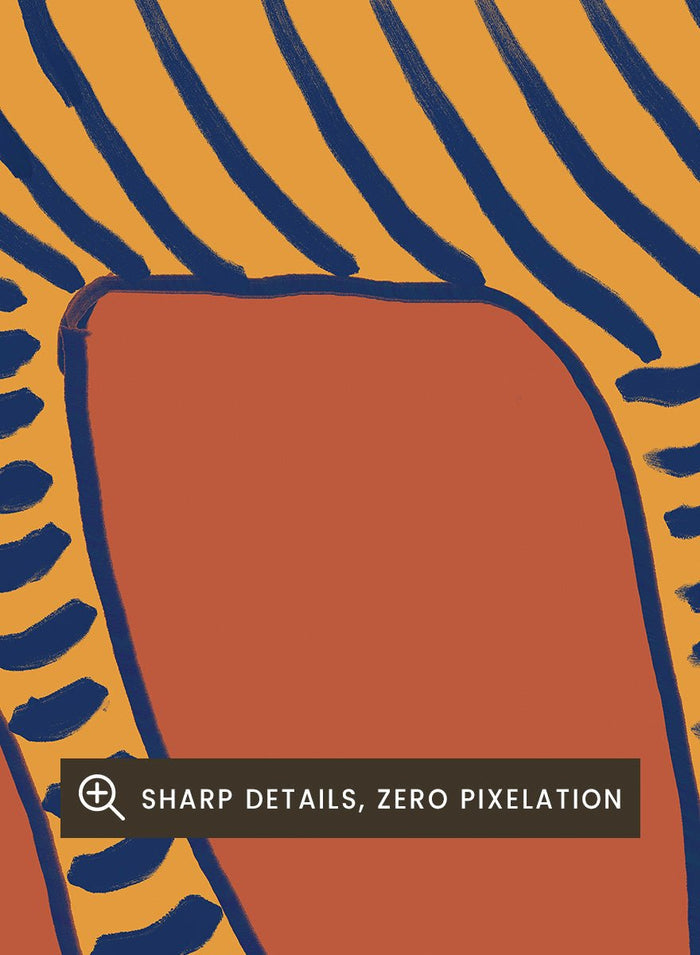 The Art Concept - Bold Tiger Stride Art Print_Sugar & Canvas_The Art Concept