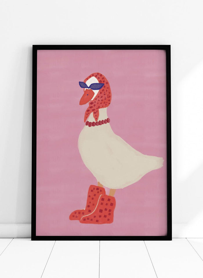 The Art Concept - Chic Goose Fashion Art Print_Sugar & Canvas_The Art Concept