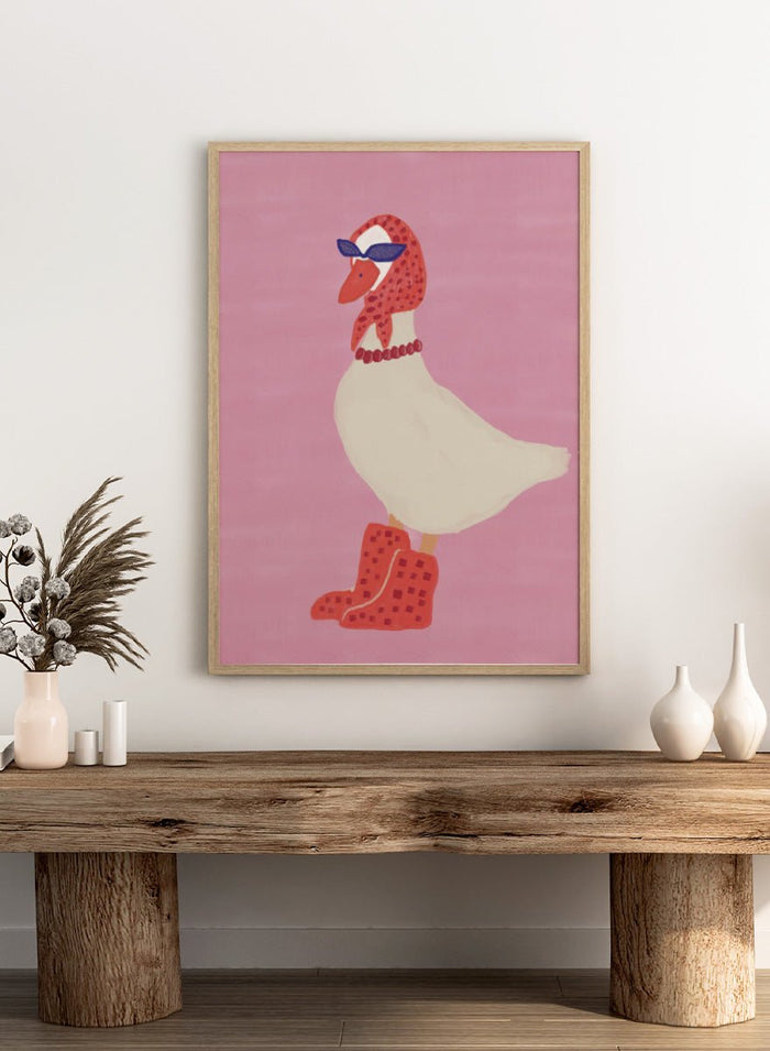 The Art Concept - Chic Goose Fashion Art Print_Sugar & Canvas_The Art Concept