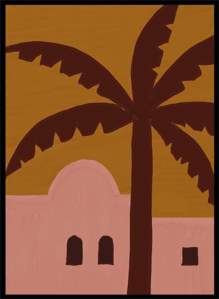 The Art Concept - Desert Palm Abode Art Print_Sugar & Canvas_The Art Concept