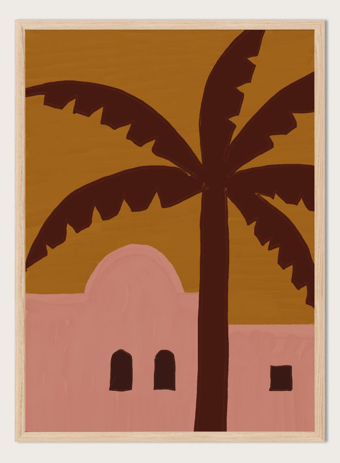 The Art Concept - Desert Palm Abode Art Print_Sugar & Canvas_The Art Concept