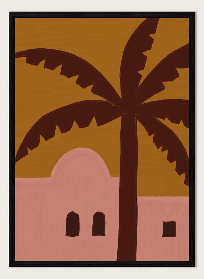 The Art Concept - Desert Palm Abode Art Print_Sugar & Canvas_The Art Concept
