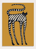 The Art Concept - Elegant Striped Cat Art Print_Sugar & Canvas_The Art Concept
