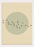 The Art Concept - Flock Against The Moon Art Print_Sugar & Canvas_The Art Concept