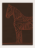 The Art Concept - Horse line art Art Print_Sugar & Canvas_The Art Concept
