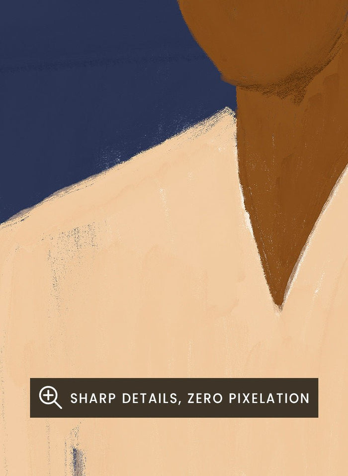 The Art Concept - Man In Blue Arch Art Print_Sugar & Canvas_The Art Concept