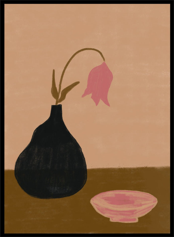The Art Concept - Minimal Pink Still Life Art Print_Sugar & Canvas_The Art Concept