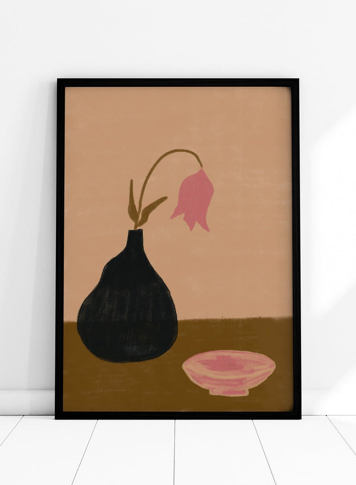 The Art Concept - Minimal Pink Still Life Art Print_Sugar & Canvas_The Art Concept