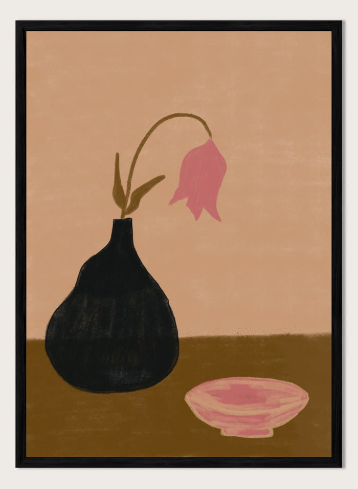 The Art Concept - Minimal Pink Still Life Art Print_Sugar & Canvas_The Art Concept