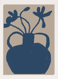 The Art Concept - Minimalist Blue Blooms Art Print_Sugar & Canvas_The Art Concept