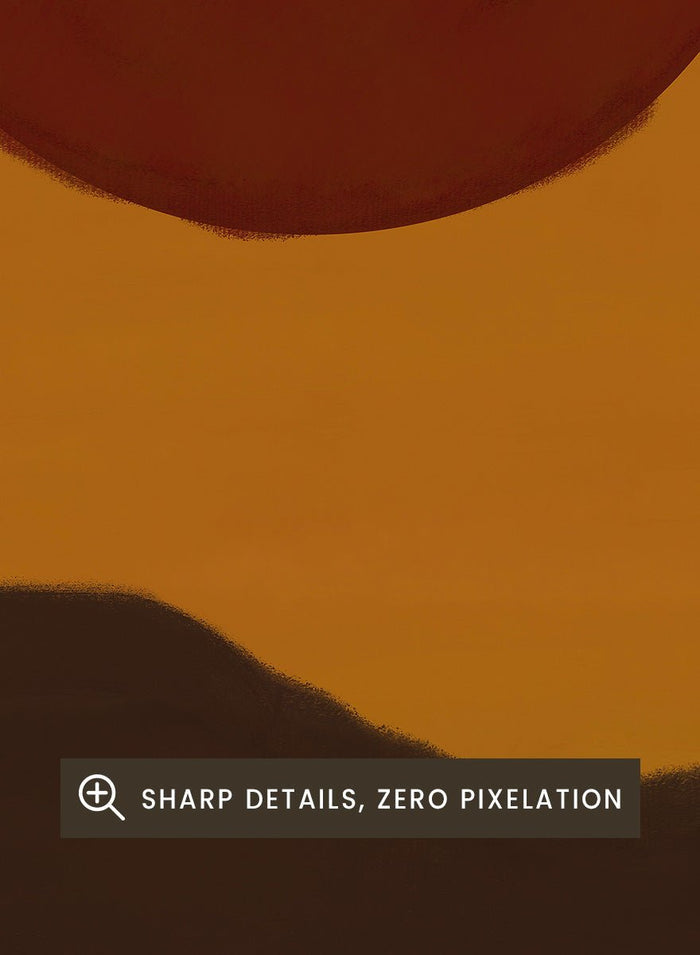 The Art Concept - Minimalist Desert Sun Art Print_Sugar & Canvas_The Art Concept