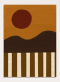 The Art Concept - Minimalist Desert Sun Art Print_Sugar & Canvas_The Art Concept