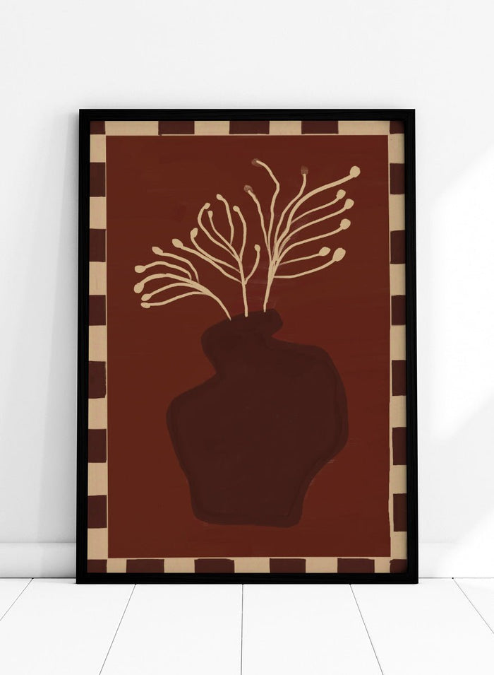 The Art Concept - Minimalist Vase Plant Art Print_Sugar & Canvas_The Art Concept
