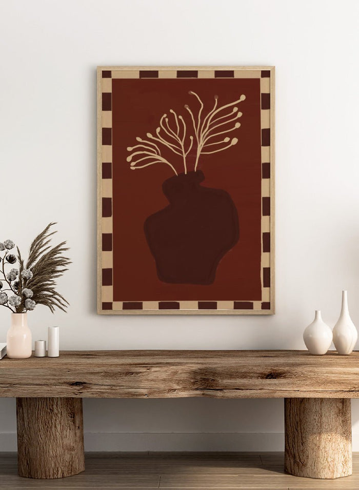 The Art Concept - Minimalist Vase Plant Art Print_Sugar & Canvas_The Art Concept
