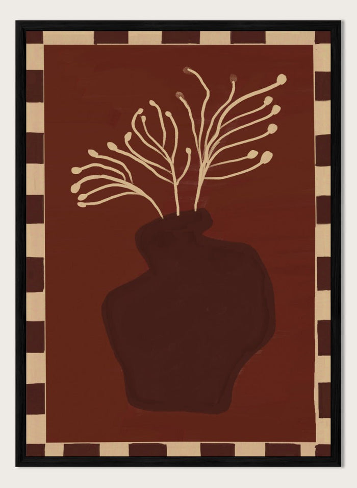 The Art Concept - Minimalist Vase Plant Art Print_Sugar & Canvas_The Art Concept