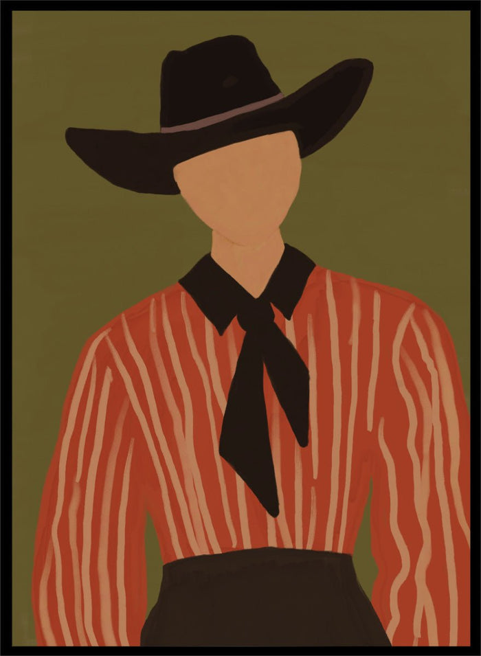 The Art Concept - Modern Western Portrait Art Print_Sugar & Canvas_The Art Concept
