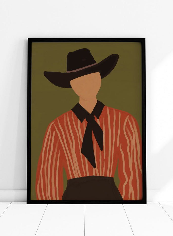 The Art Concept - Modern Western Portrait Art Print_Sugar & Canvas_The Art Concept