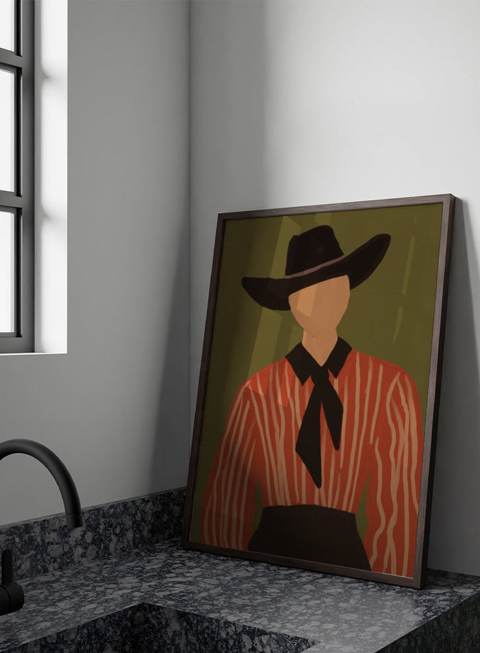 The Art Concept - Modern Western Portrait Art Print_Sugar & Canvas_The Art Concept