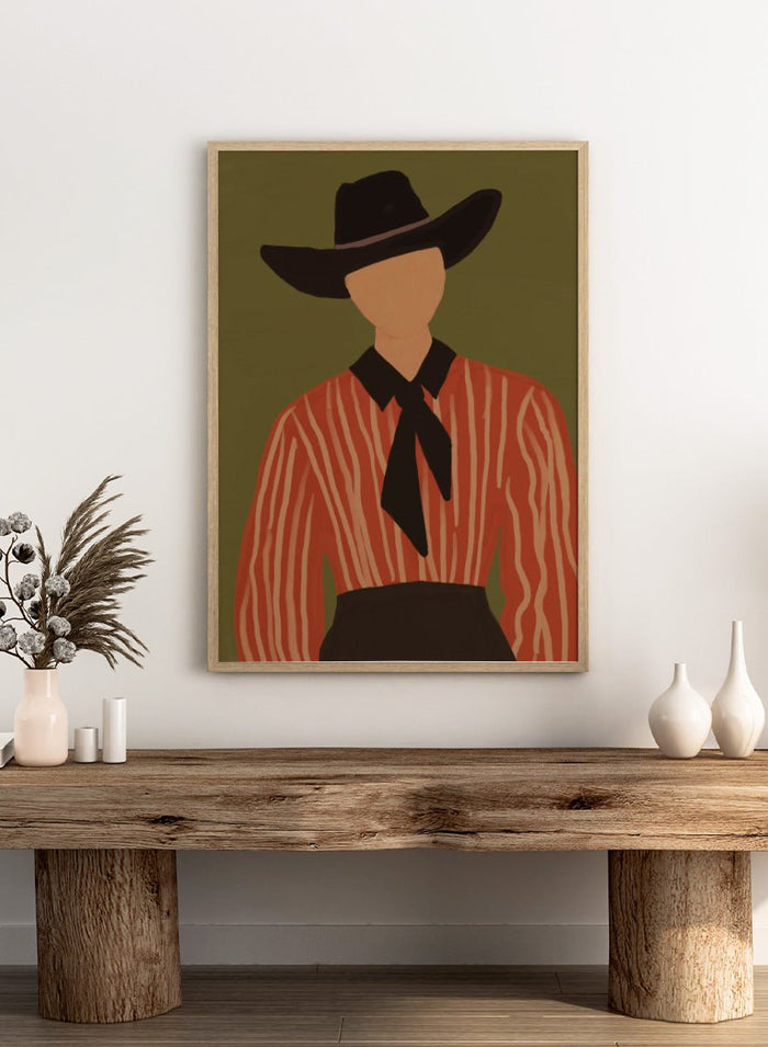 The Art Concept - Modern Western Portrait Art Print_Sugar & Canvas_The Art Concept