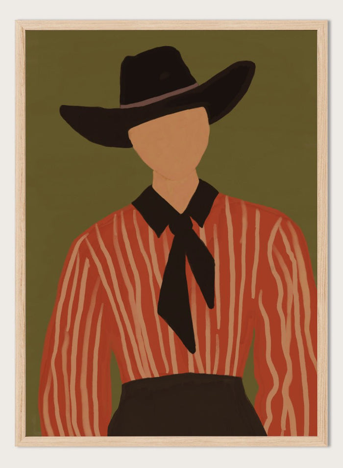 The Art Concept - Modern Western Portrait Art Print_Sugar & Canvas_The Art Concept