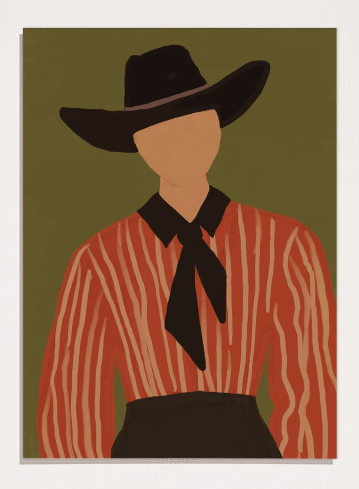 The Art Concept - Modern Western Portrait Art Print_Sugar & Canvas_The Art Concept