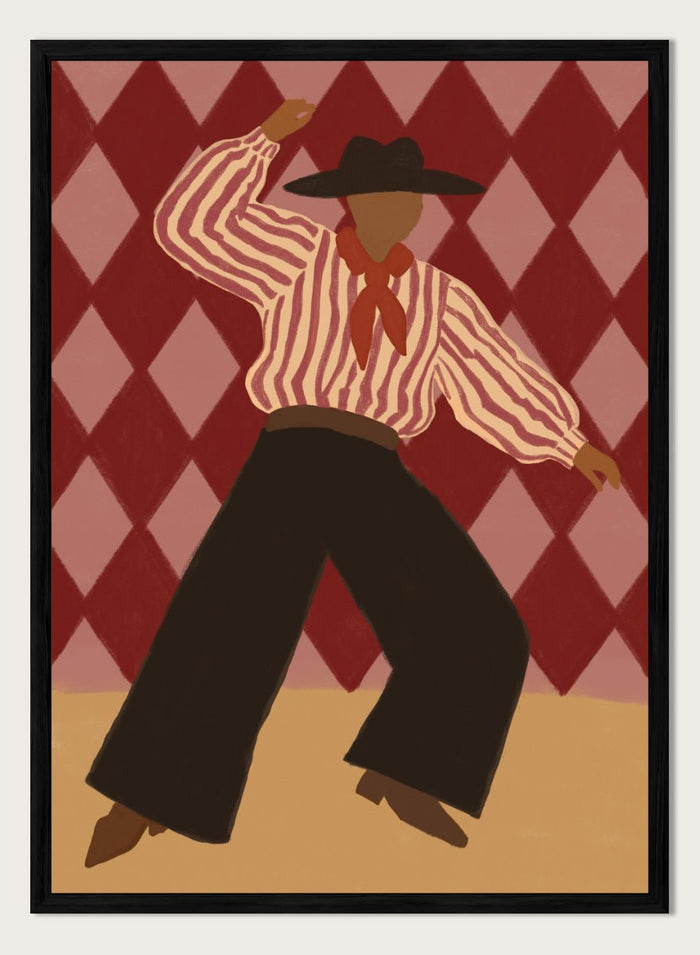 The Art Concept - Retro Dance Character Art Print_Sugar & Canvas_The Art Concept
