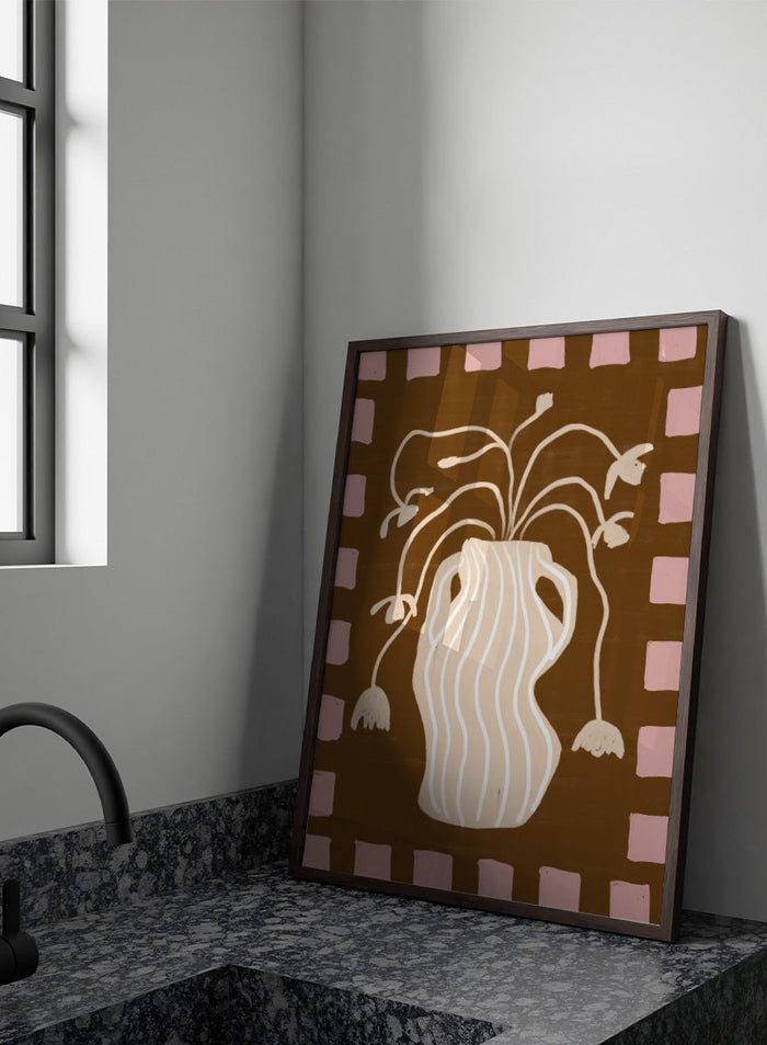 The Art Concept - Soft Floral Arrangement Art Print_Sugar & Canvas_The Art Concept