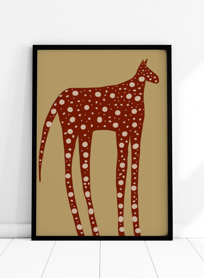The Art Concept - Spotted Earthy Creature Art Print_Sugar & Canvas_The Art Concept