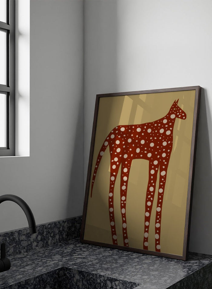 The Art Concept - Spotted Earthy Creature Art Print_Sugar & Canvas_The Art Concept