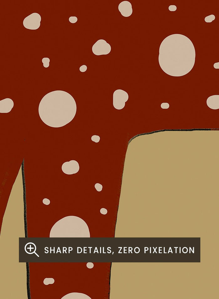 The Art Concept - Spotted Earthy Creature Art Print_Sugar & Canvas_The Art Concept