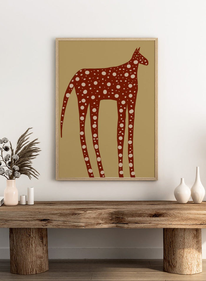 The Art Concept - Spotted Earthy Creature Art Print_Sugar & Canvas_The Art Concept