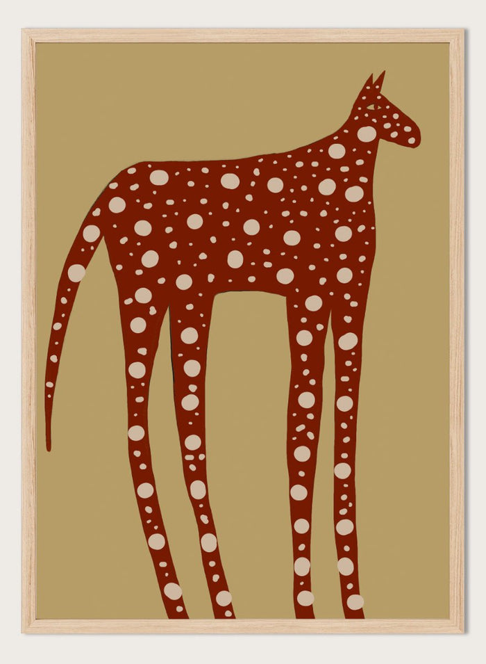 The Art Concept - Spotted Earthy Creature Art Print_Sugar & Canvas_The Art Concept