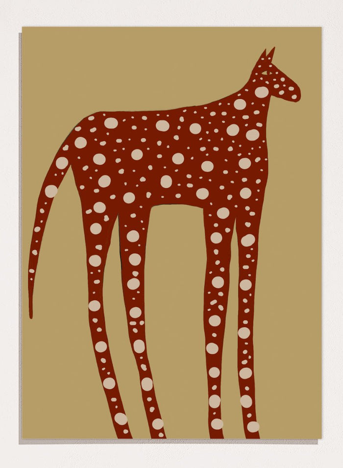 The Art Concept - Spotted Earthy Creature Art Print_Sugar & Canvas_The Art Concept